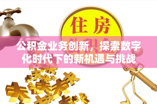 襄汾公积金业务创新，探索数字化时代下的新机遇与挑战
