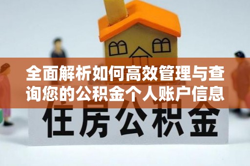 襄汾全面解析如何高效管理与查询您的公积金个人账户信息