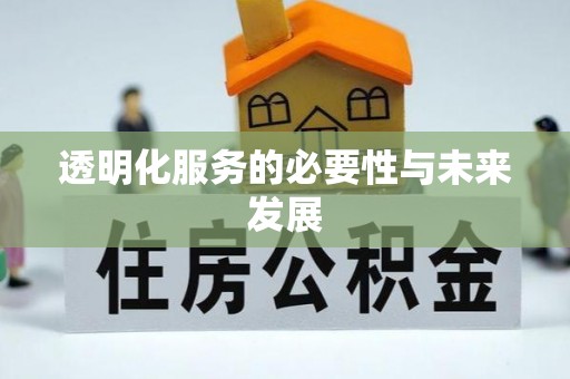 襄汾透明化服务的必要性与未来发展